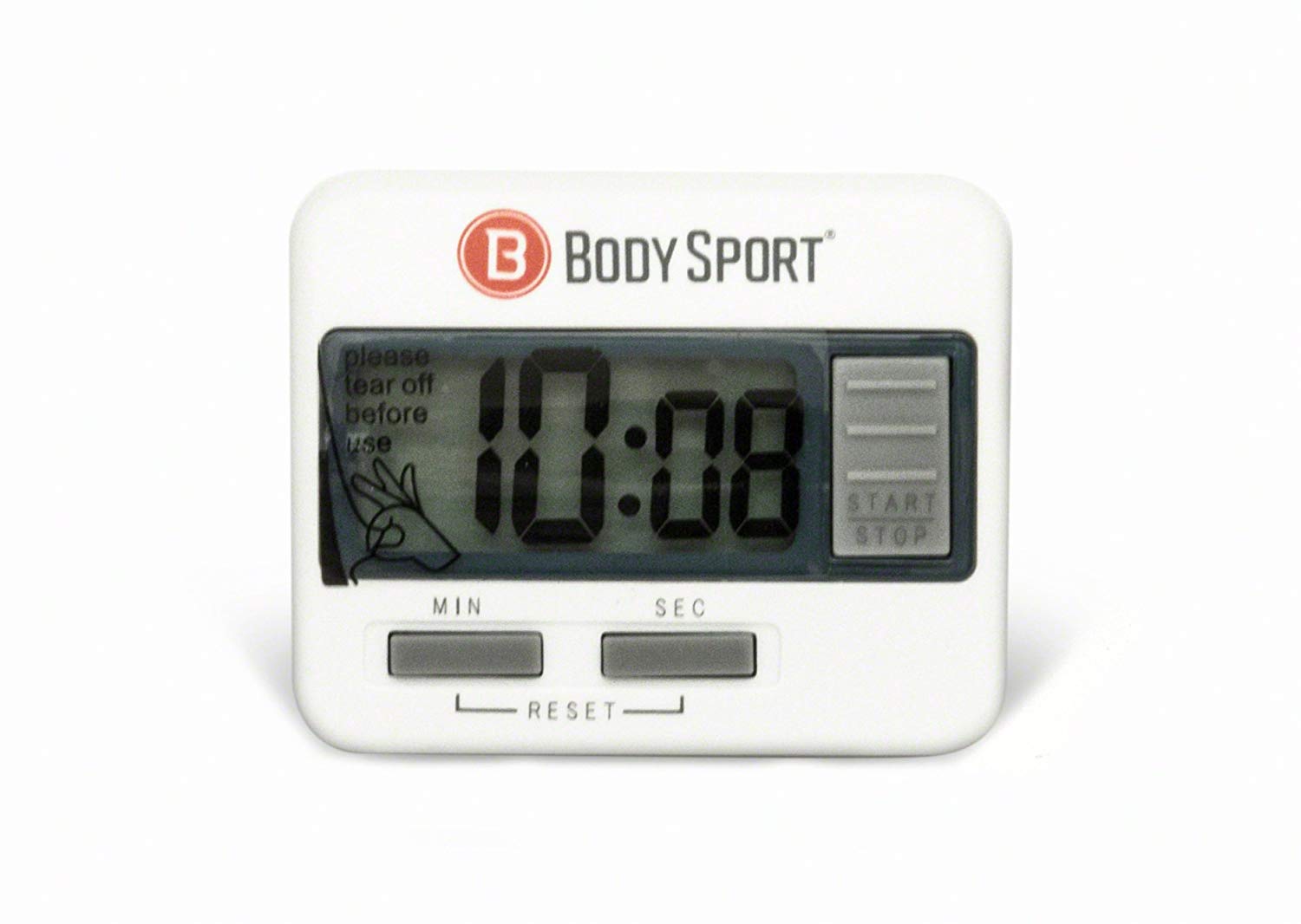 Body Sport Digital Timer - Sports Stopwatch and Countdown Timer for Fitness & Exercise Routines - Multifunctional Timer for Gym, Kitchen, Classroom, A
