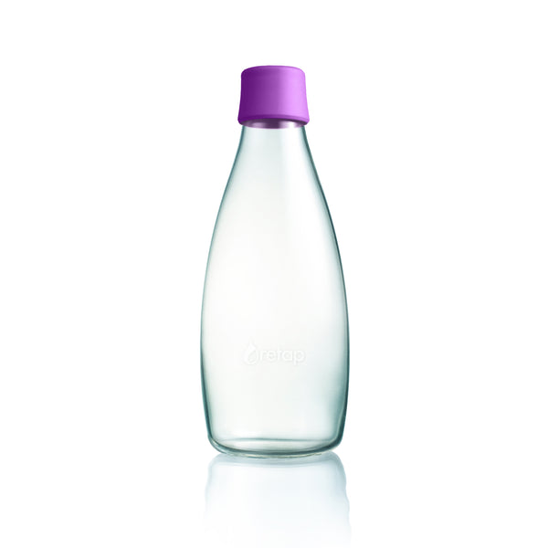 Step-It-Up Glass Water Bottle, Eco-Friendly Glass Reusable Water Bottles